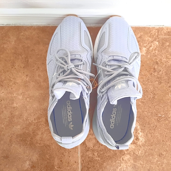 Adidas 'ZX 2K Boost' size 9 men's. Color: Gray. Condition: New w/ tags - Picture 6 of 10